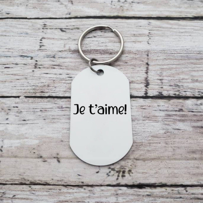 À Mon Homme Porte-Clés 1 Texte Personnalisé Pour Couple