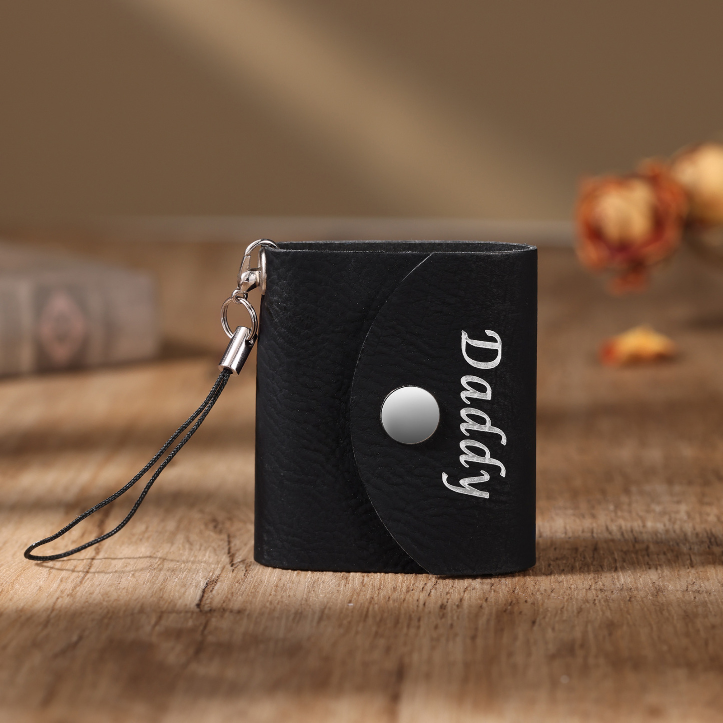 Mini Album Photo en cuir Personnalisé avec 5 Photos et Prénom Cadeau pour Vos Proches/ Amis | Jessemade