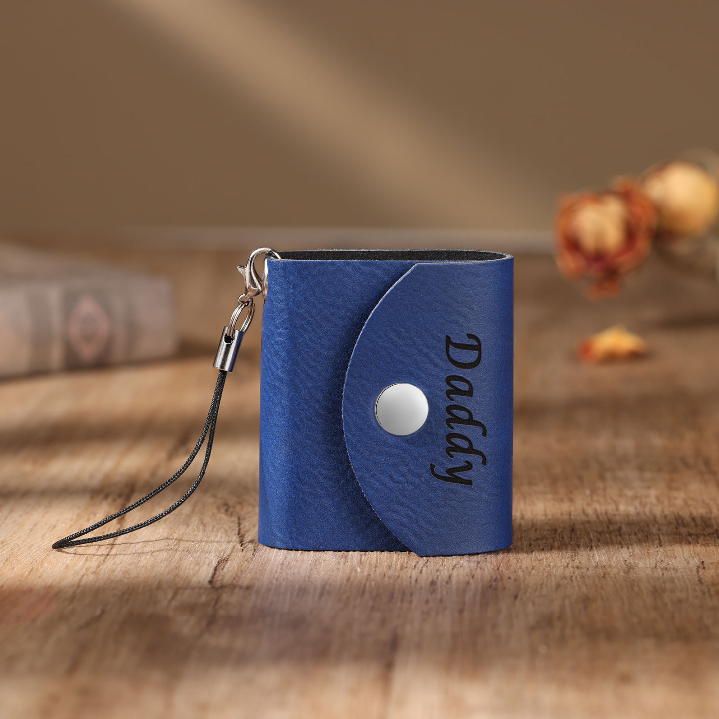 Mini Album Photo en cuir Personnalisé avec 5 Photos et Prénom Cadeau pour Vos Proches/ Amis | Jessemade