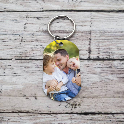 À Papa/Papi Porte-Clés Pieds Bébé 3 Prénoms Personnalisés avec Photo pour Famille |  Jessemade