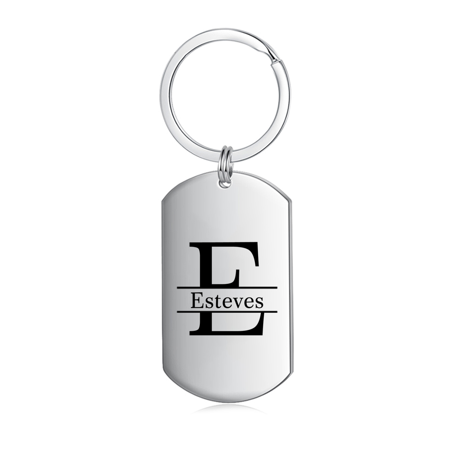 Porte-clés Personnalisé avec Photo Lettre et Prénom Porte-Clés Personnaliables Pour Homme | Jessemade