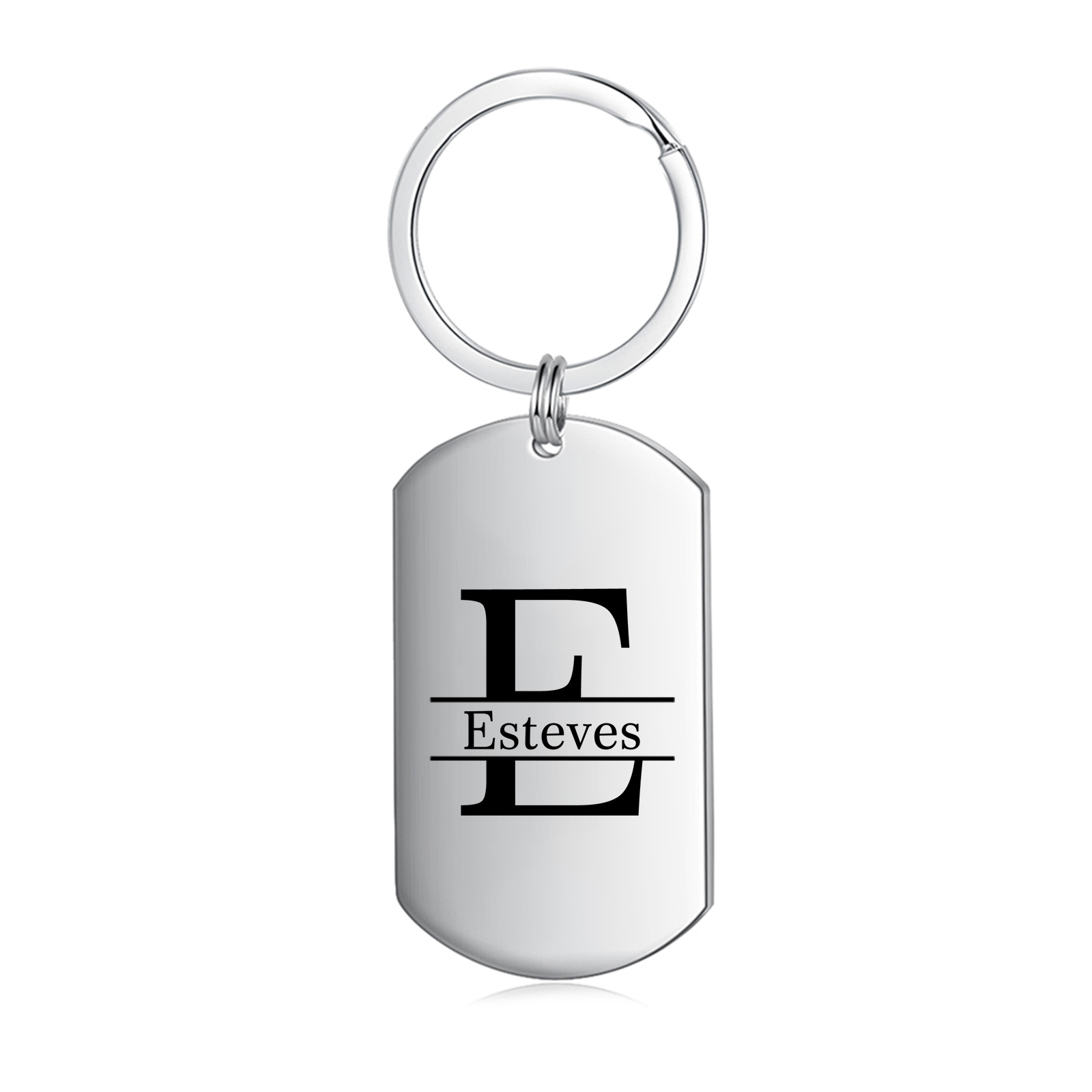 Porte-clés Personnalisé avec Photo Lettre et Prénom Porte-Clés Personnaliables Pour Homme | Jessemade