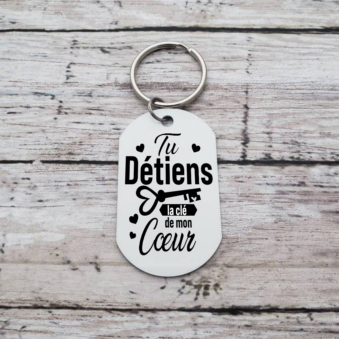 Porte-Clés Photo Personnalisé Porte-Clés Personnaliables Pour Couple | Jessemade