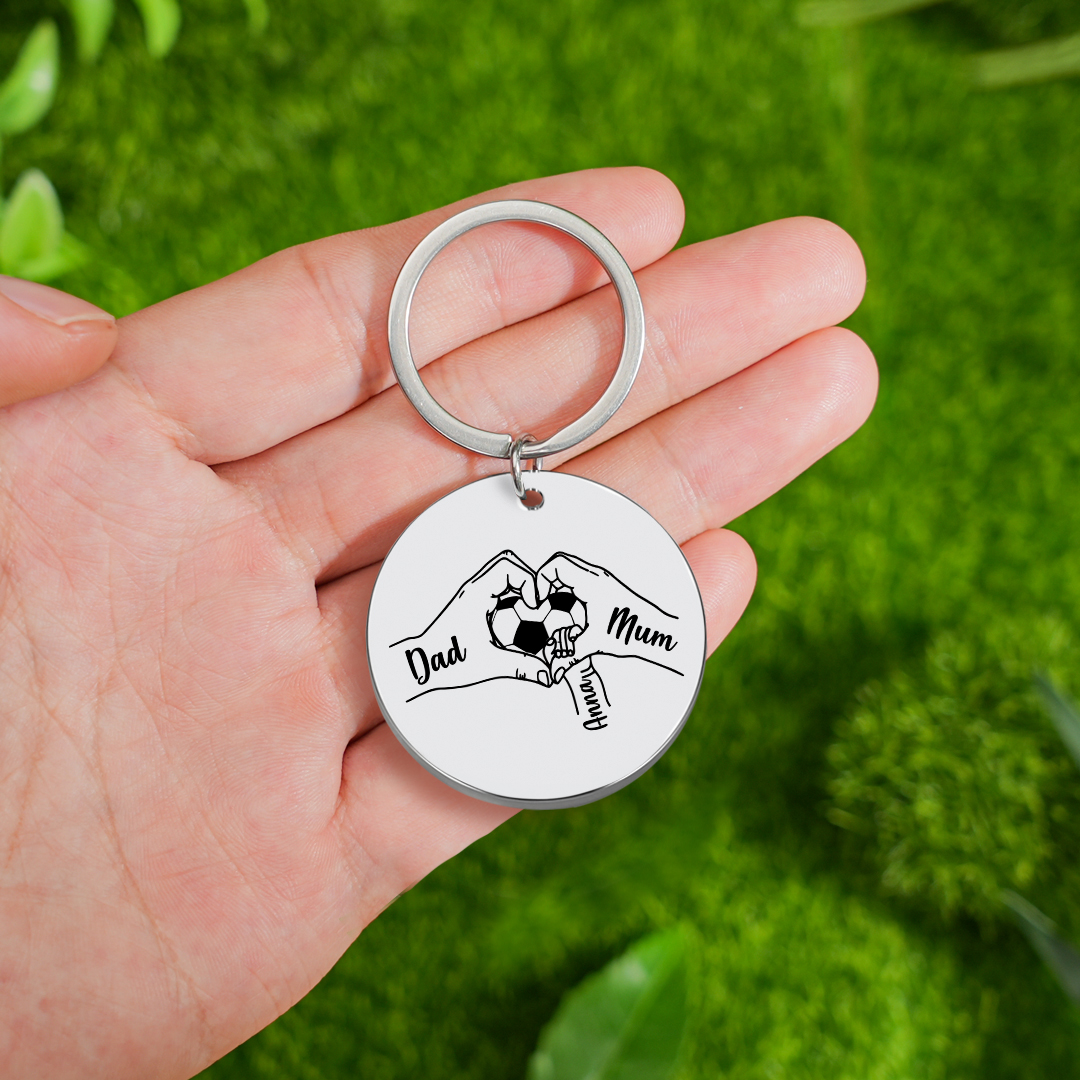 [Copy]À mon Papi - Porte-clés Personnalisé avec 6 Prénoms et Photo Porte-Clés la main dans la main Pour Papi | Jessemade