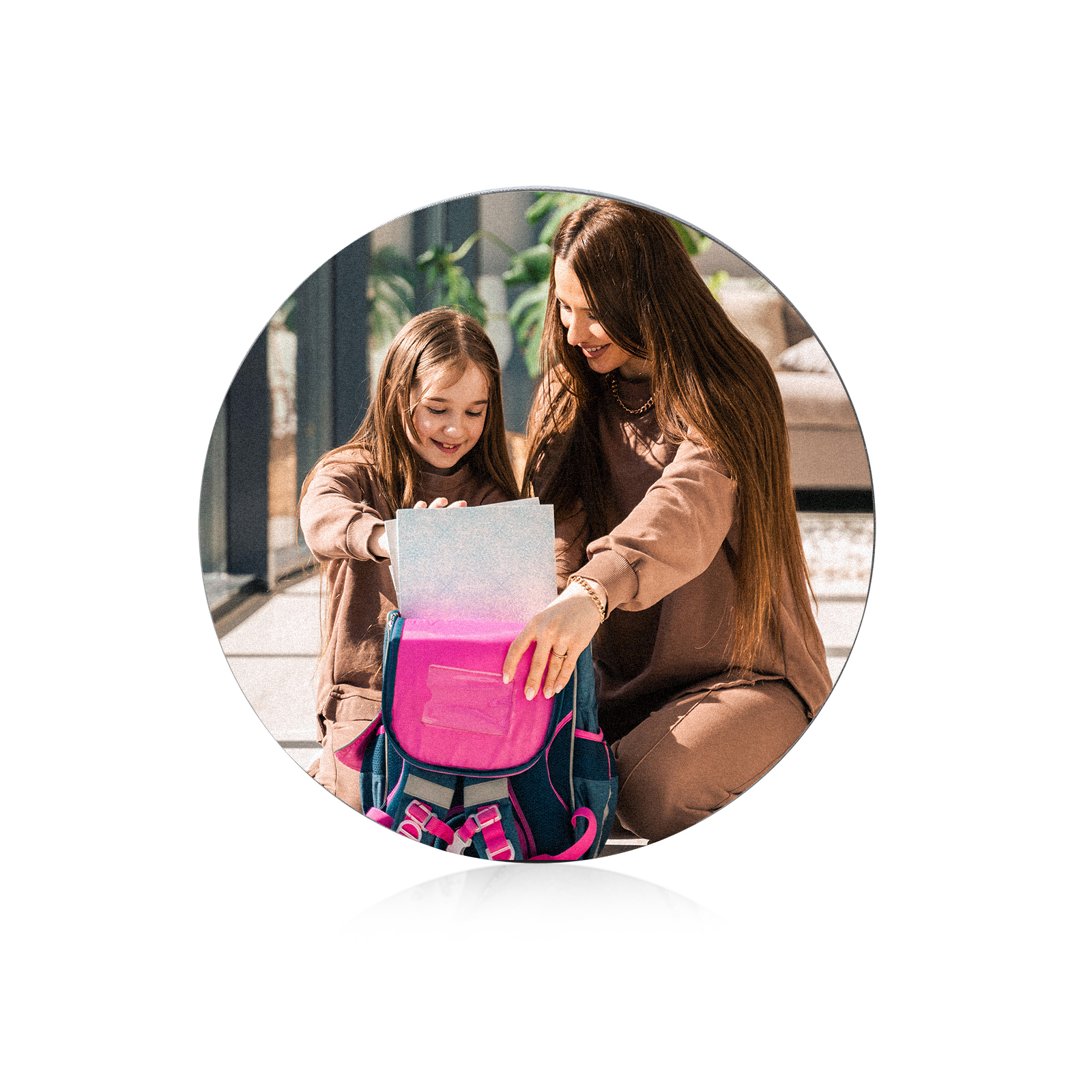 Porte-clés en Cuir personnalisé avec 1 Photo - Cadeau pour la Rentrée Scolaire | Jessemade