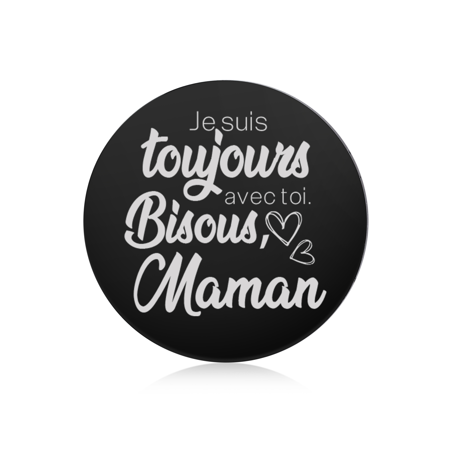 Porte-clés en Cuir personnalisé avec 1 Texte - Cadeau pour la Rentrée Scolaire | Jessemade