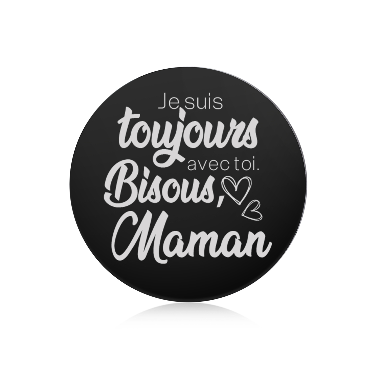 Porte-clés en Cuir personnalisé avec 1 Texte - Cadeau pour la Rentrée Scolaire | Jessemade