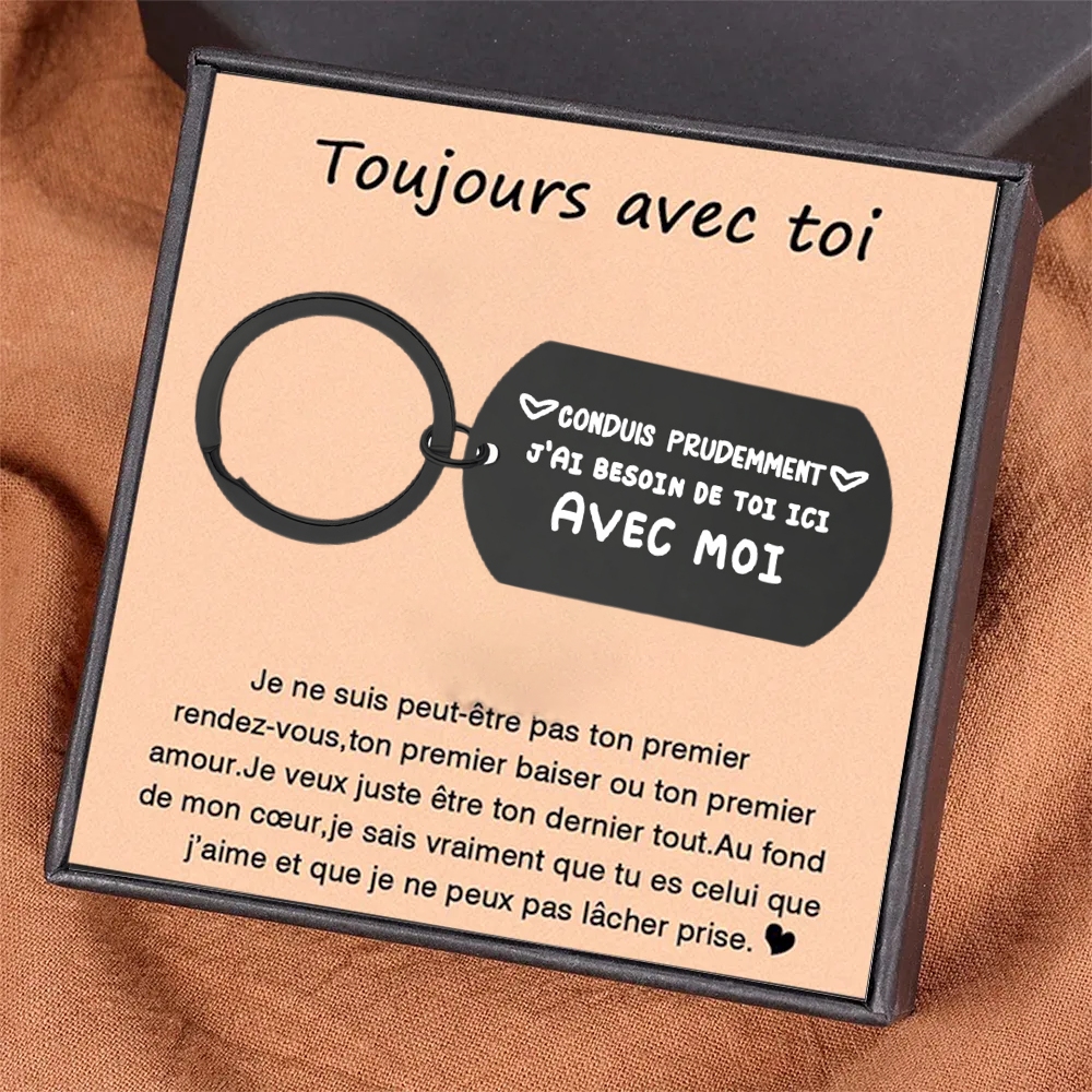 Porte clés gravé 2 prénoms Promesse du petit doigt Pour couple | Jessemade