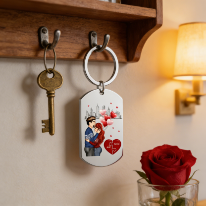 Porte-Clés Personnalisé Calendrier - Le jour où j'ai trouvé ma pièce manquante