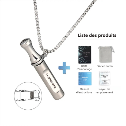 Collier de respiration - Cadeau d'anniversaire personnalisable pour lui et elle | Jessemade