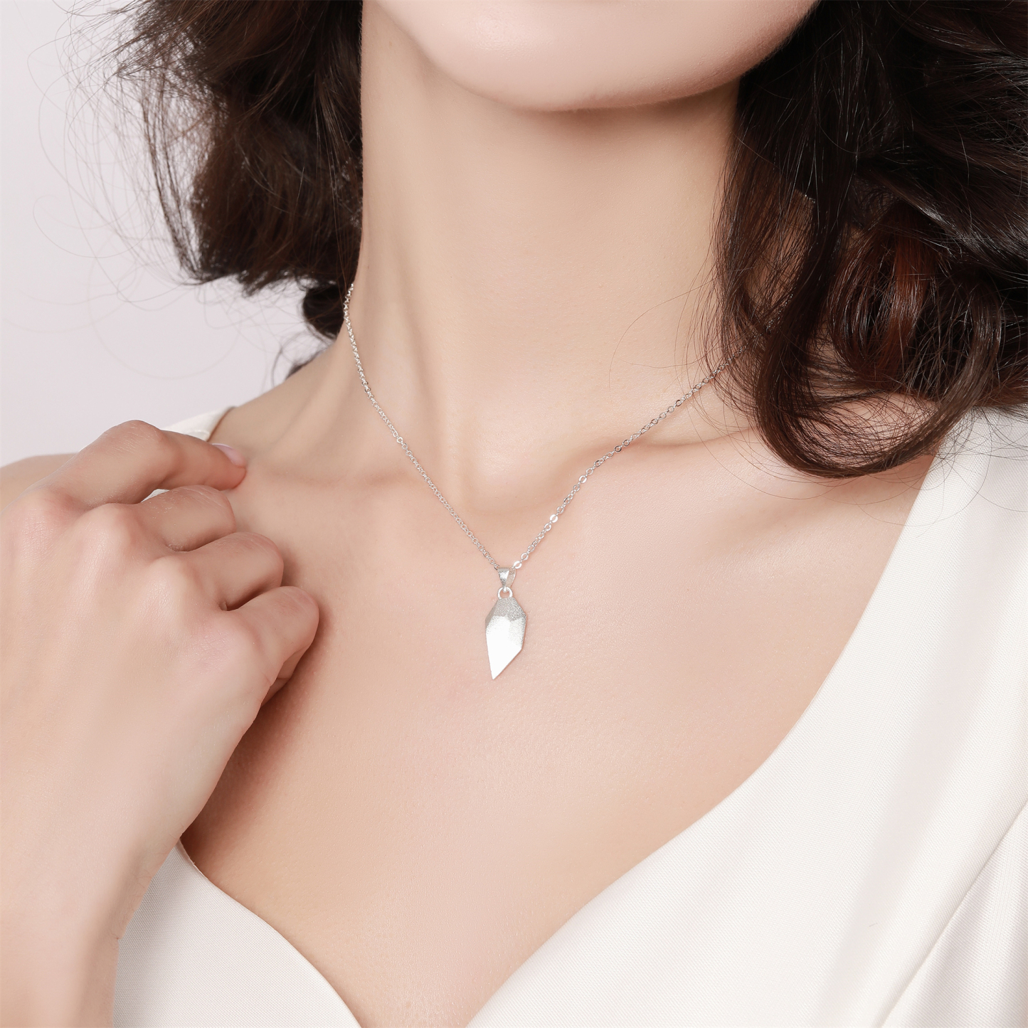 Collier Lettre avec breloque Coeur 2 lettre personnalisée Avec aimant Avec Cadeau Coffret pour Couple|Jessemade
