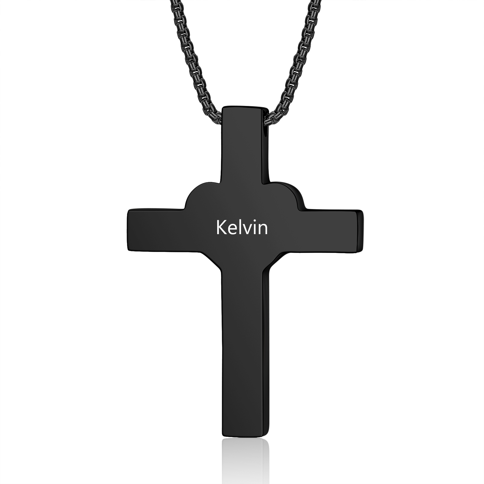 Collier Coeur et Croix Collier Personnalisé avec Prénom et Photo｜Jessemade