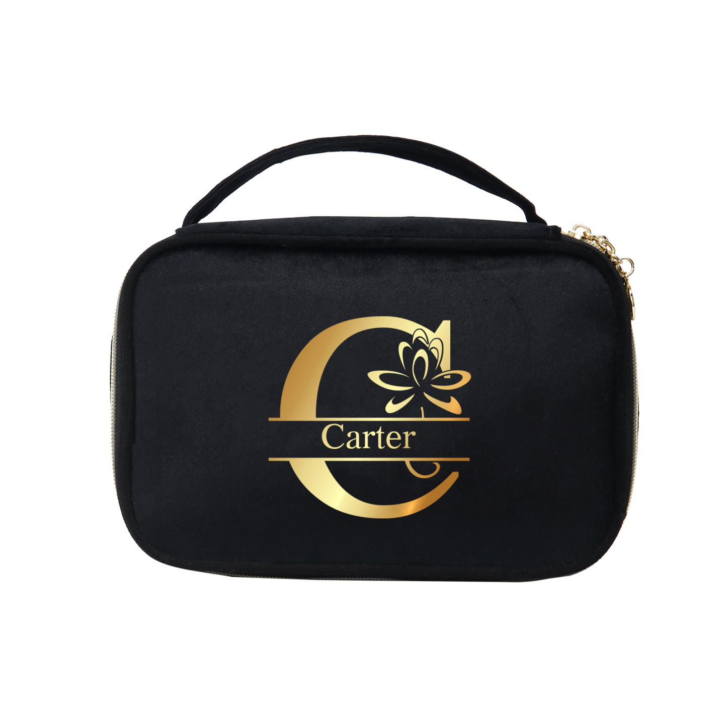 Trousse De Maquillage Lettre et Prénom Personnalisés-Cadeau pour Femme