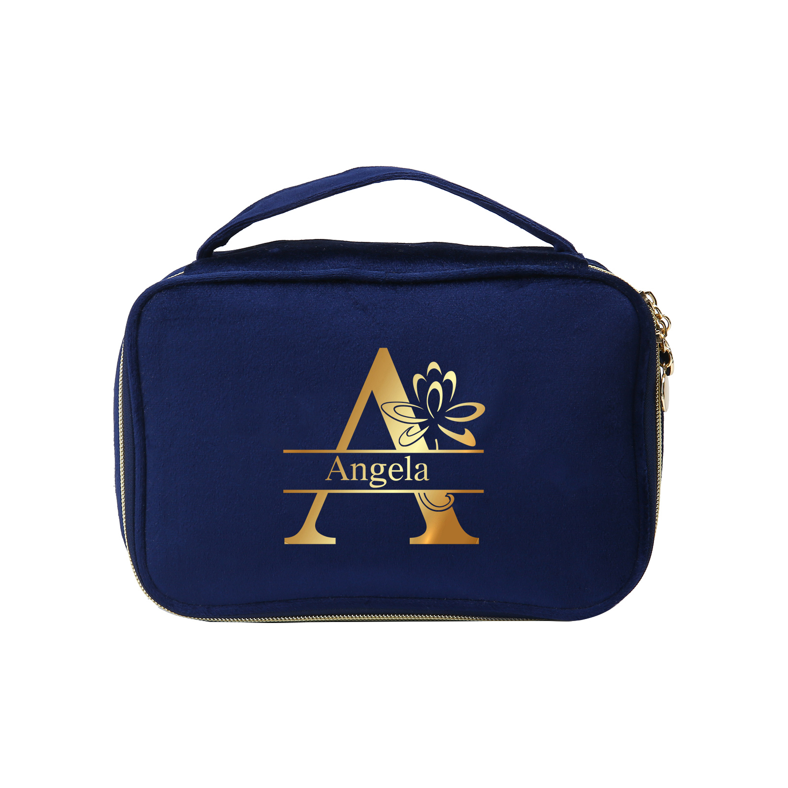 Trousse De Maquillage Lettre et Prénom Personnalisés-Cadeau pour Femme