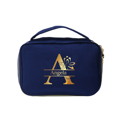 Trousse De Maquillage Lettre et Prénom Personnalisés-Cadeau pour Femme