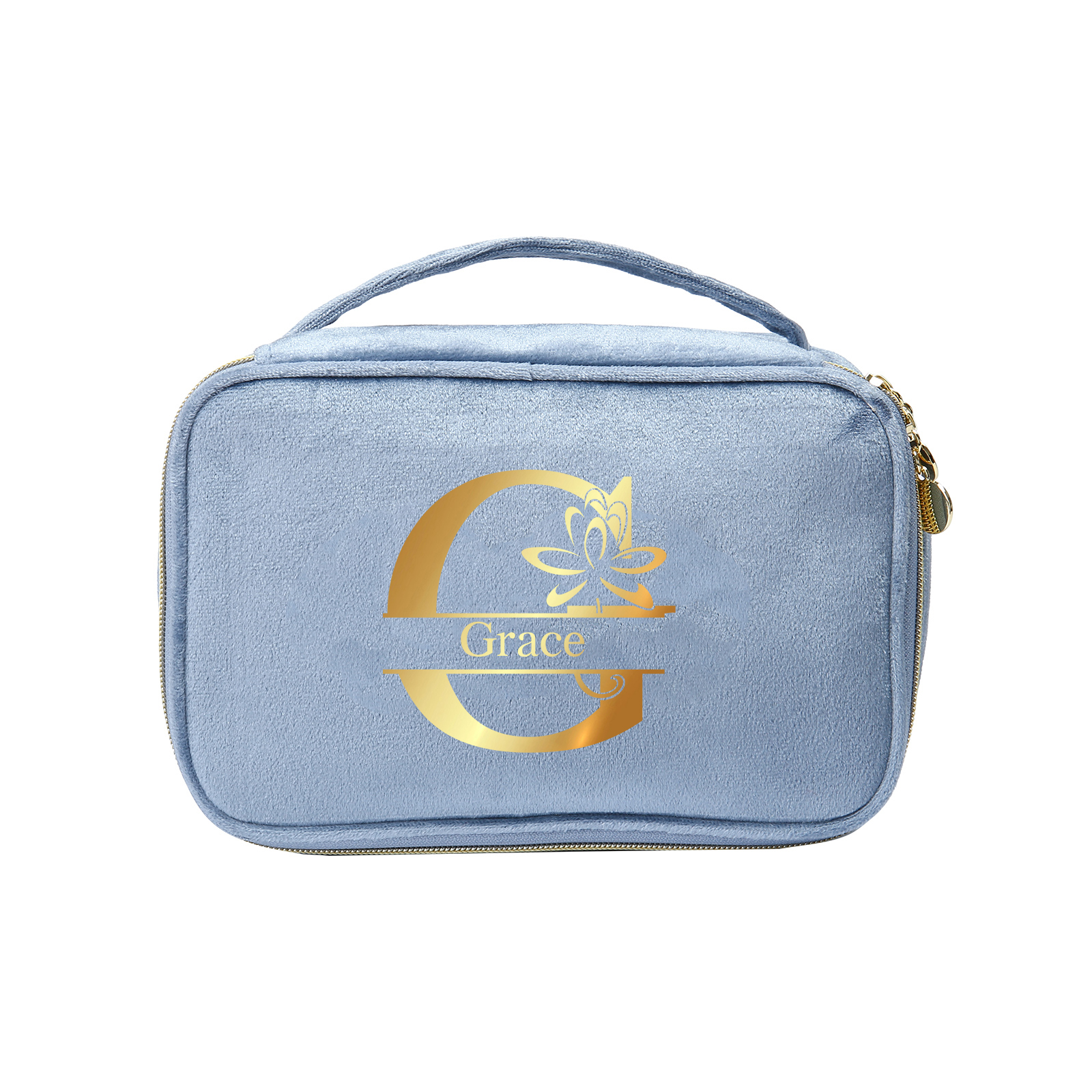 Trousse De Maquillage Lettre et Prénom Personnalisés-Cadeau pour Femme