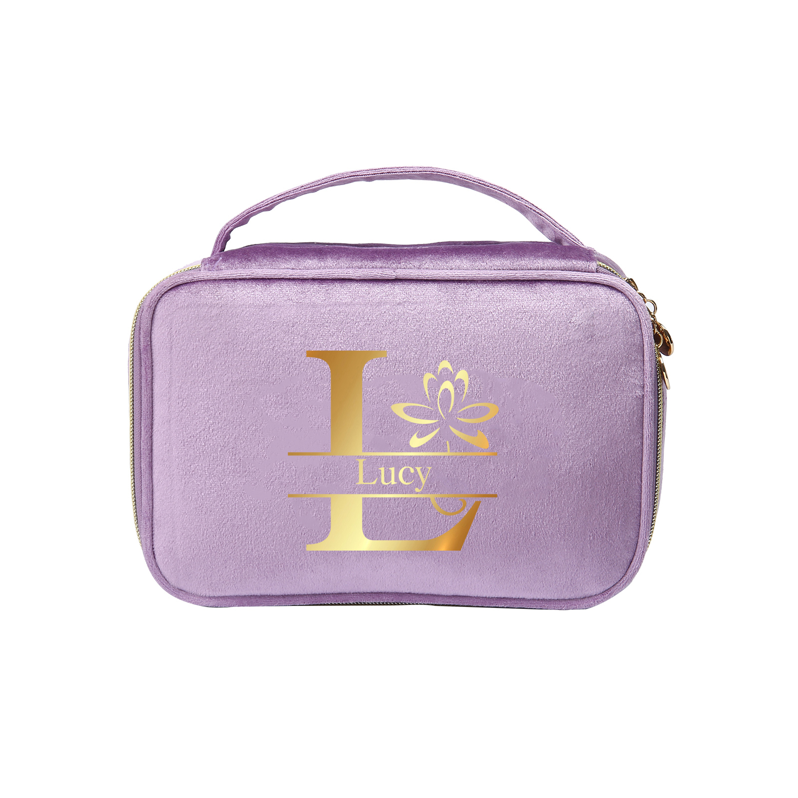 Trousse De Maquillage Lettre et Prénom Personnalisés-Cadeau pour Femme