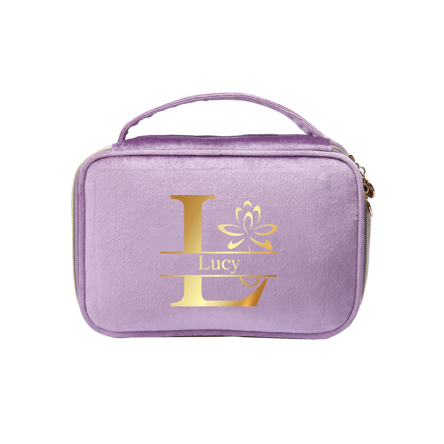 Trousse De Maquillage Lettre et Prénom Personnalisés-Cadeau pour Femme