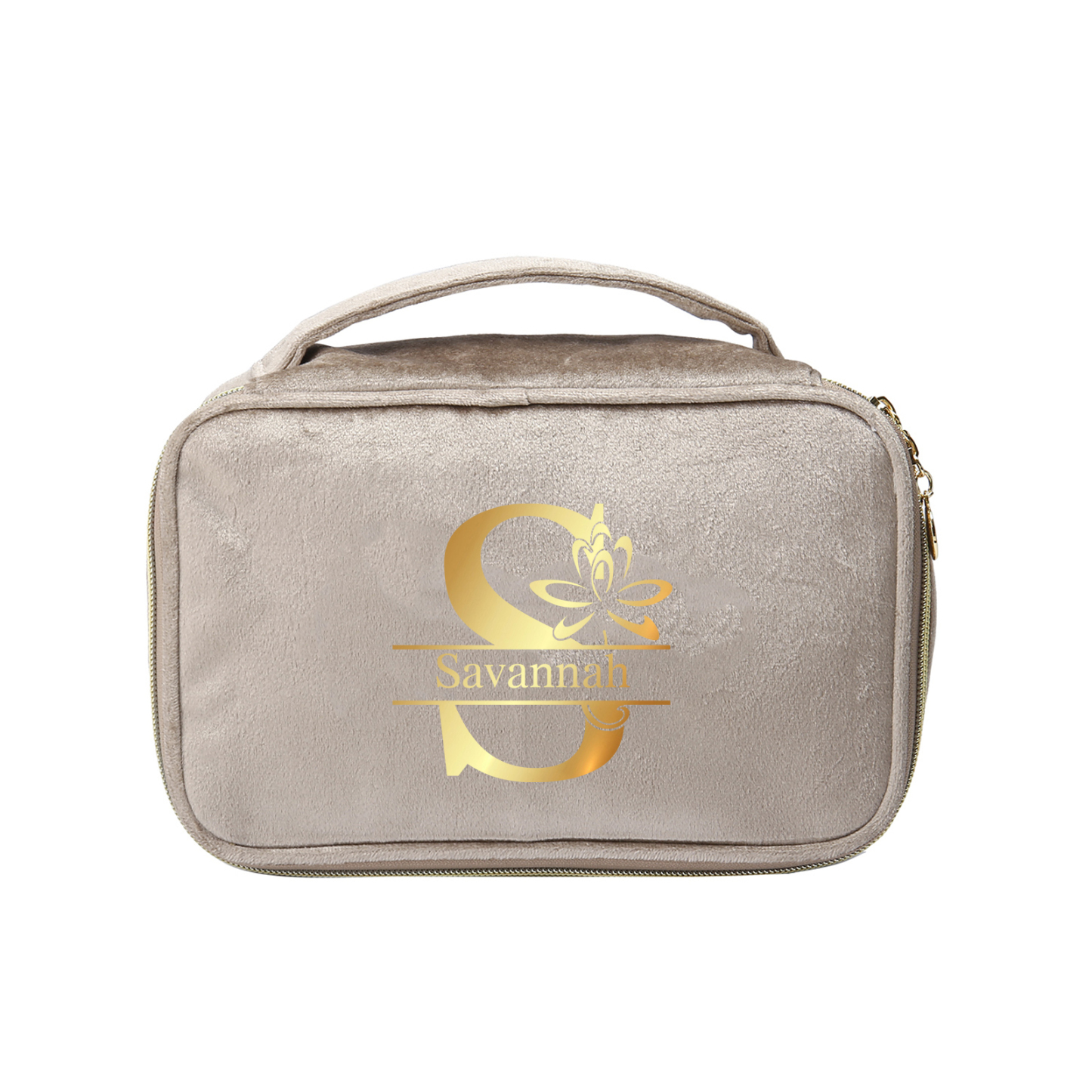 Trousse De Maquillage Lettre et Prénom Personnalisés-Cadeau pour Femme