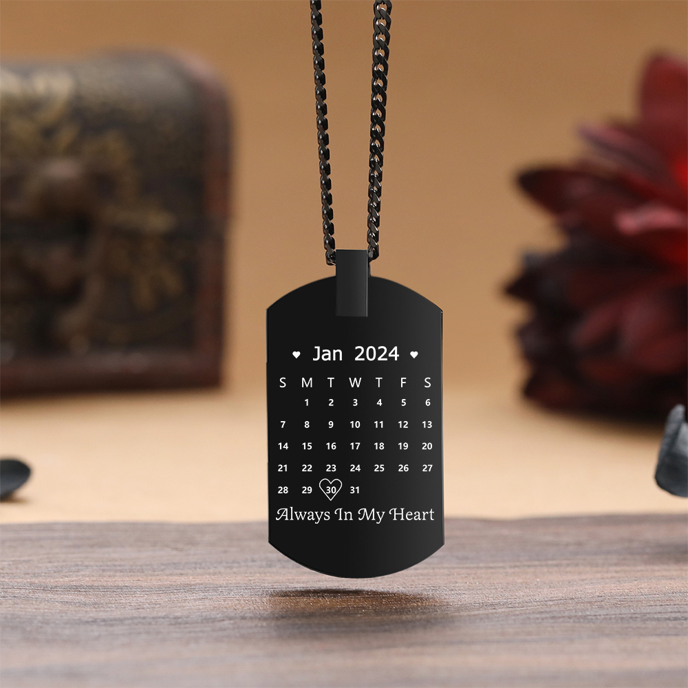 Collier Croix Collier Photo et Date Personnalisé avec Texte pour Homme|Jessemade