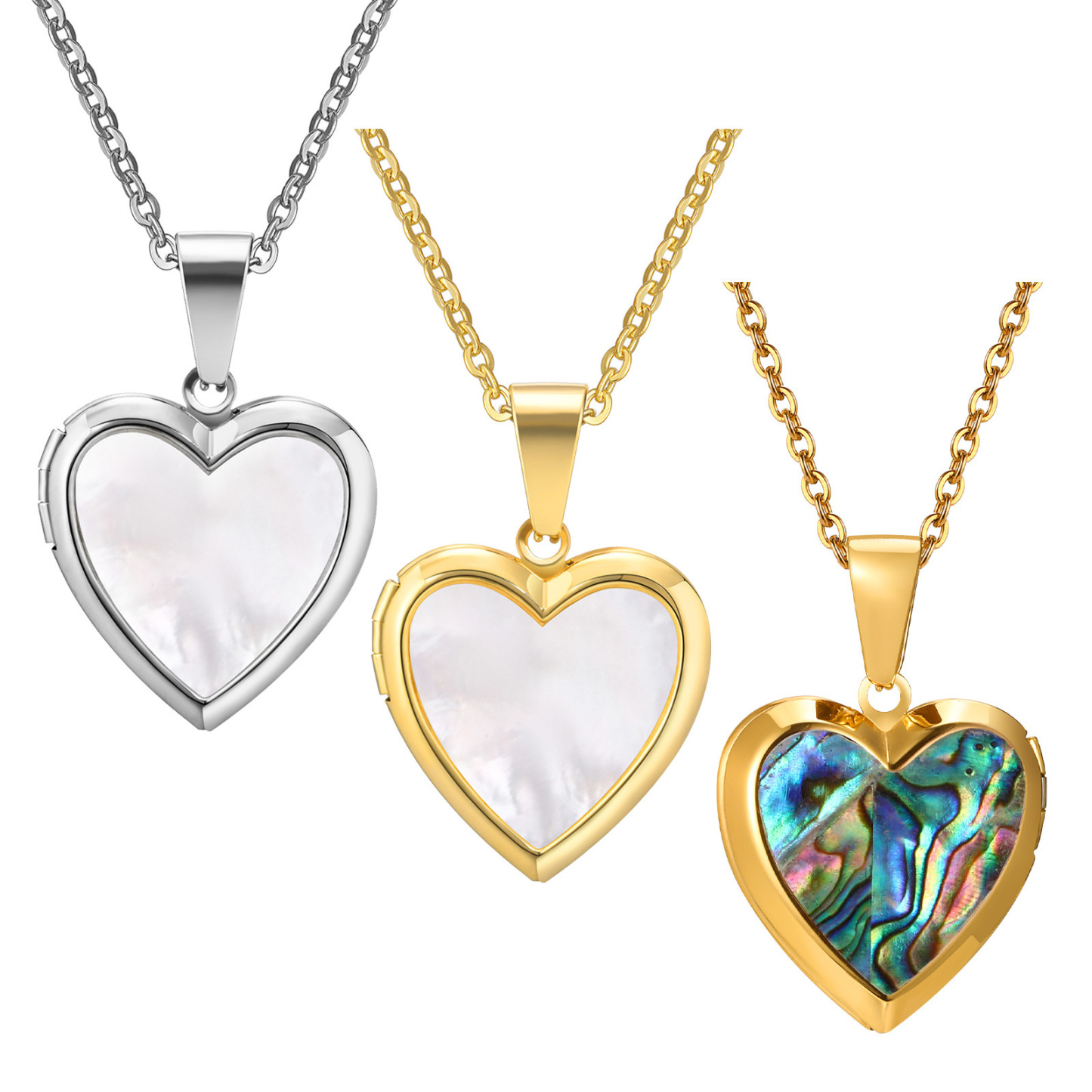 Collier Cœur Personnalisable avec Photos et Gravure pour Femmes Saint Valentin|Jessemade