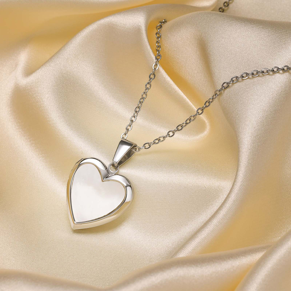 Collier Cœur Personnalisable avec Photos et Gravure pour Femmes Saint Valentin|Jessemade