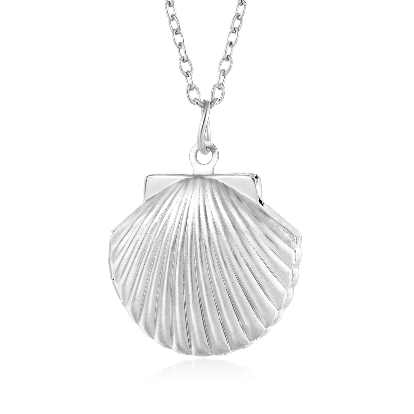 Collier en forme de coquillage Personnalisé avec 2 Photos Collier Personnalisé pour Femme | Jessemade