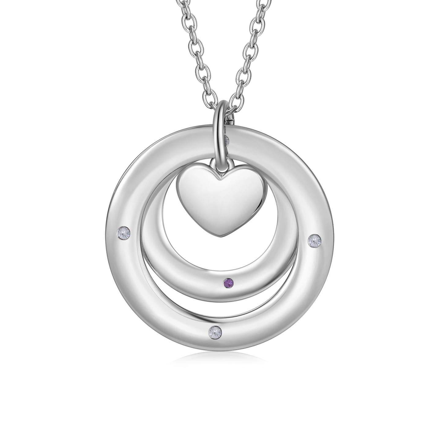 À Maman - Collier Personnalisé avec 3 Prénoms et 3 Pierres de Naissance Collier Personnalisable pour Femme|Jessemade