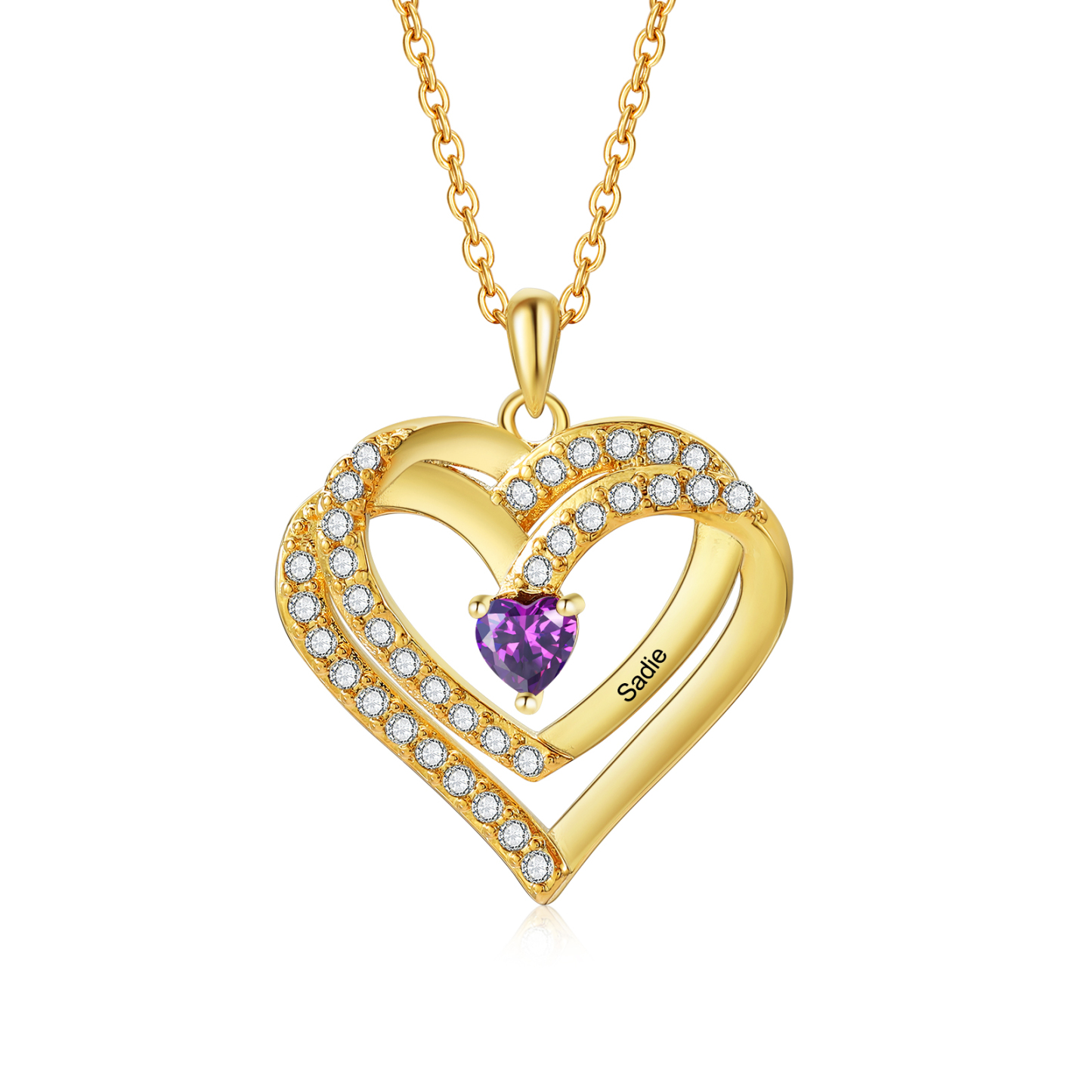 Collier Personnalisé avec Pierre de Naissance et Prénom – Cadeau Femme | JesseMade