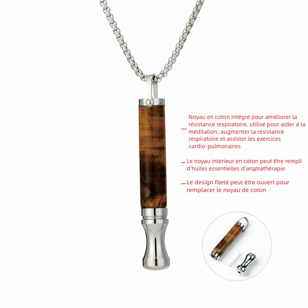 Collier de respiration anti-stress, collier de méditation, entraîneur de souffle