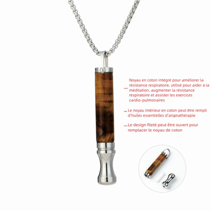 Collier de respiration anti-stress, collier de méditation, entraîneur de souffle