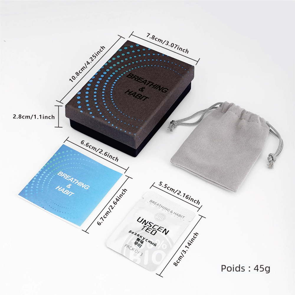 Collier de respiration anti-stress, collier de méditation, entraîneur de souffle