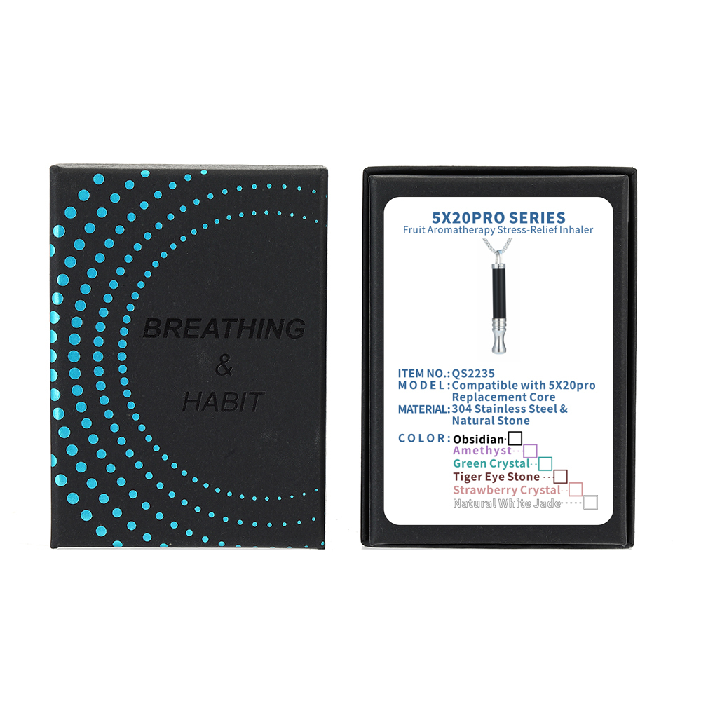 Collier de respiration anti-stress, collier de méditation, entraîneur de souffle