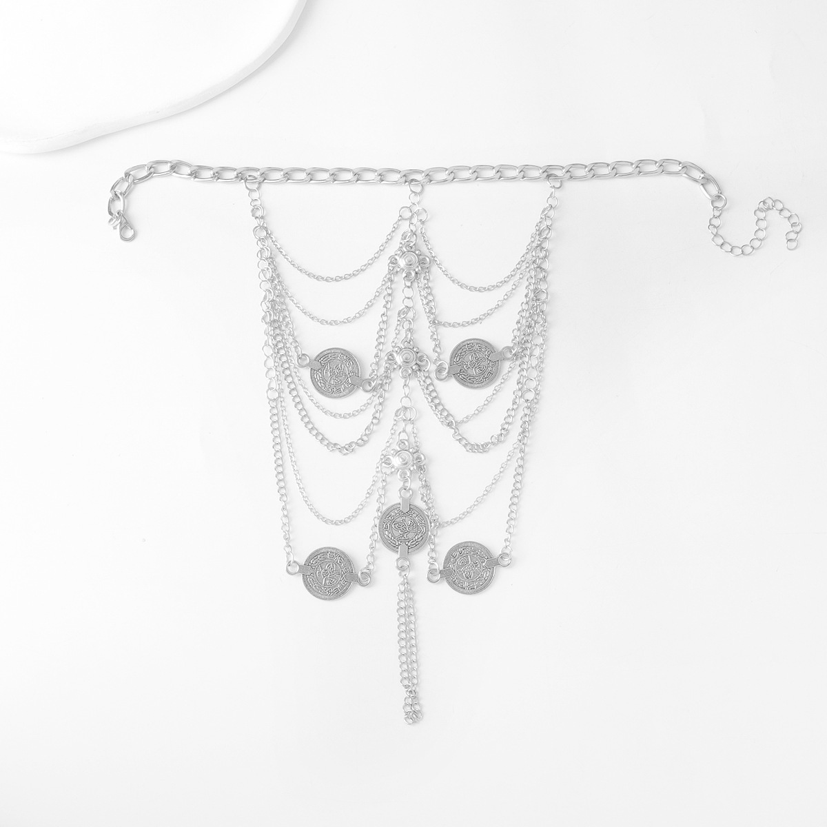 Bracelet de Cheville bohème multicouche avec pampilles – Bijou de Pied élégant en Or ou Argent | Jessemade