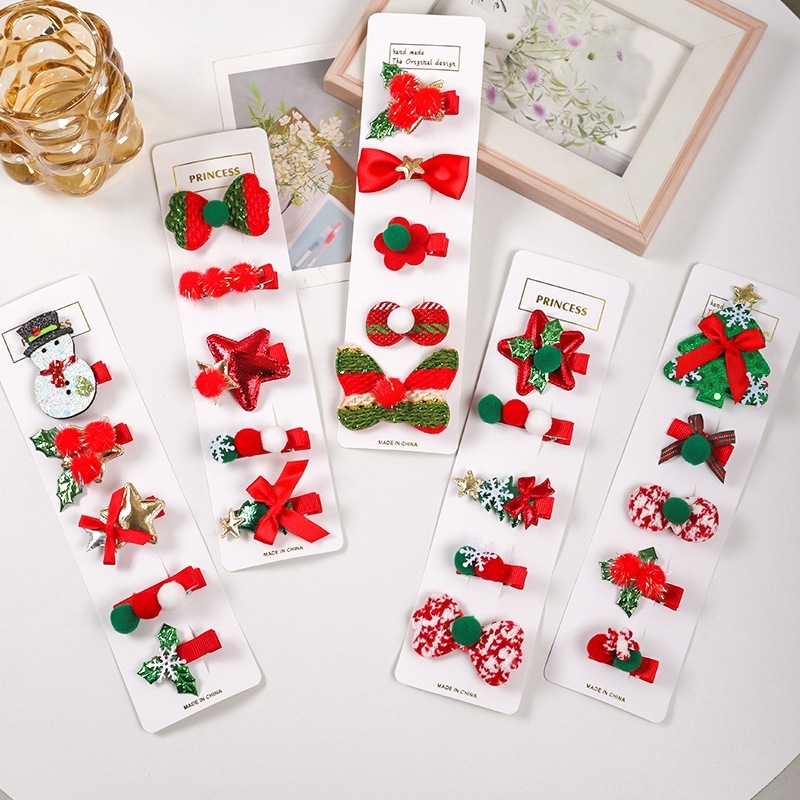 Set de Barrettes de Noël Décoratives pour Enfants | Jessemade