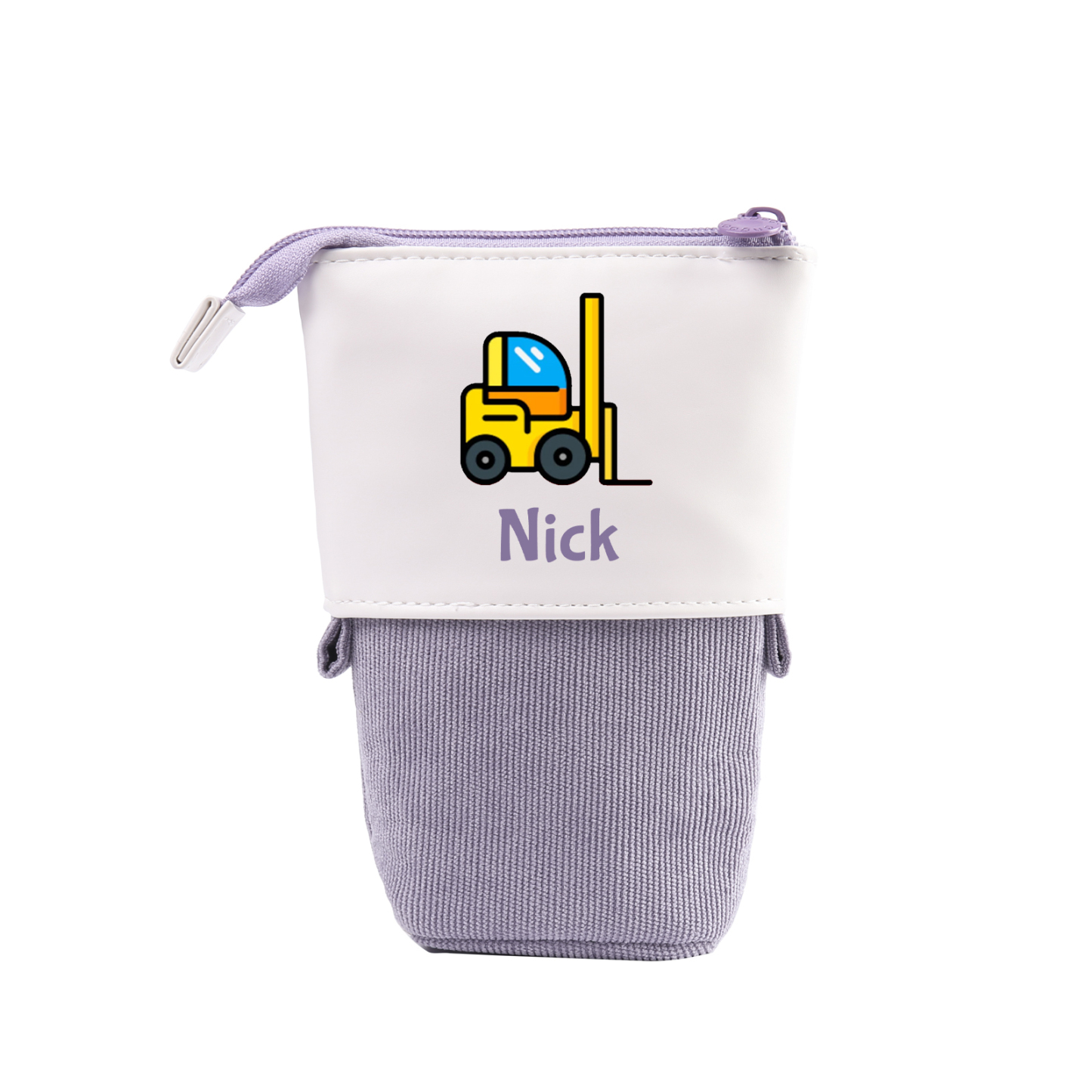 Trousse scolaire Étui à Crayons Prénom Personnalisé Pochette à Crayons Sac à Crayons-Cadeau pour Enfant