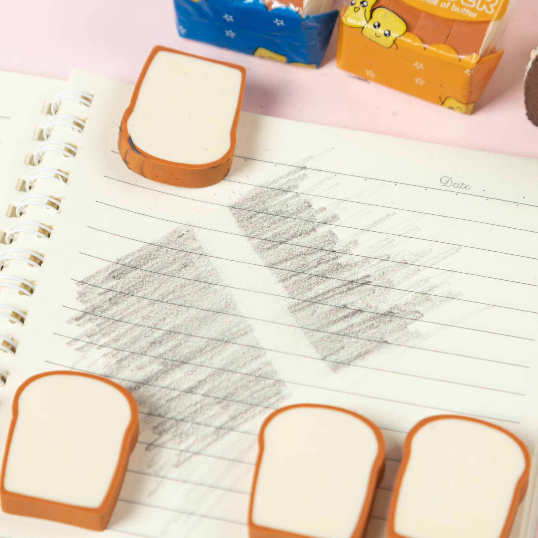 Gomme Pain de Mie Parfumée Couleur aléatoire Cadeau pour enfant｜Jessemade