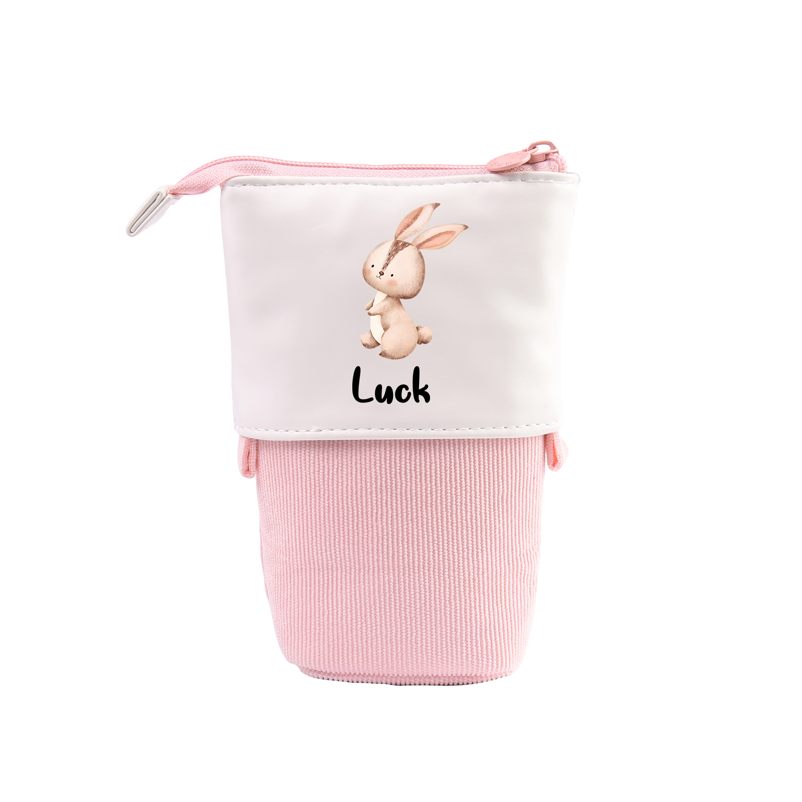 Trousse scolaire Étui à Crayons Animaux mignons Prénom Personnalisé Pochette à Crayons Sac à Crayons