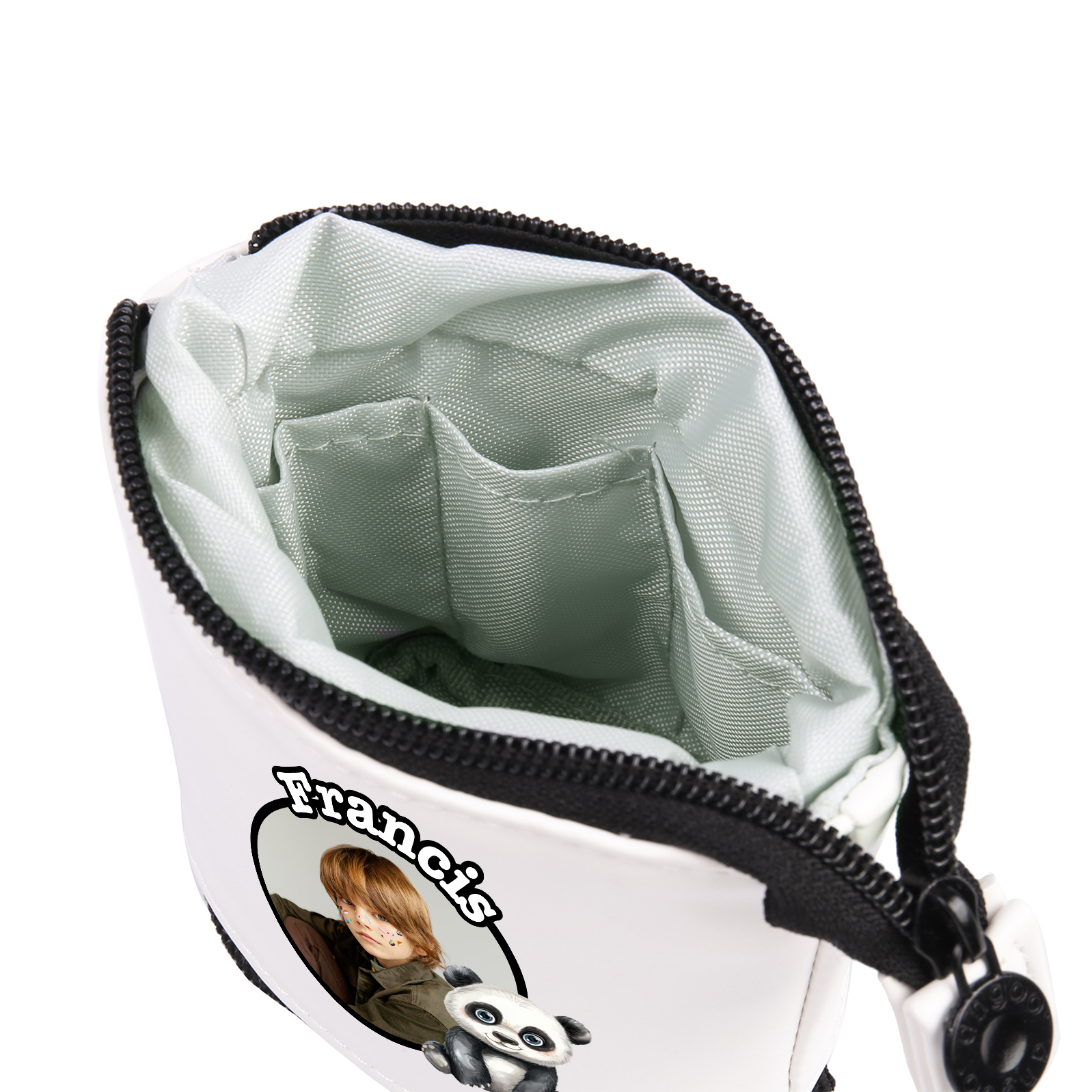 Trousse scolaire Étui à Crayons Animaux Photo et Prénom Personnalisés Pochette à Crayons Sac à Crayons