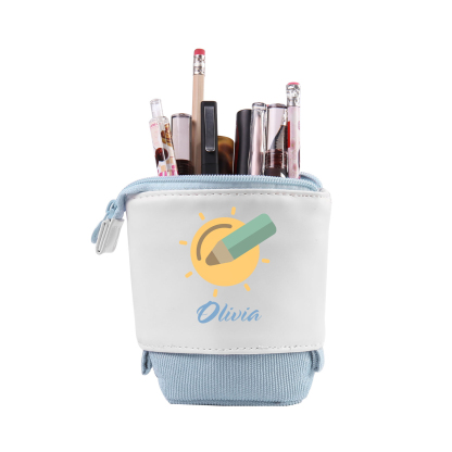 [Copy]Trousse à crayons icône crayon Prénom Personnalisé Pochette à Crayons Sac à Crayons