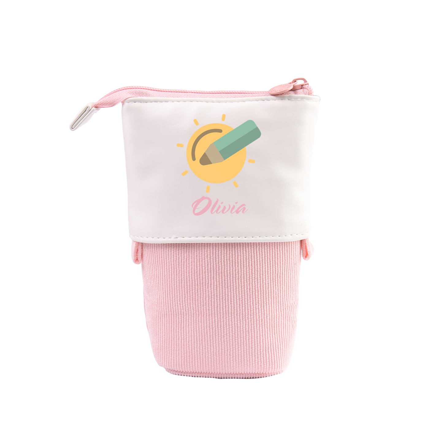 [Copy]Trousse à crayons icône crayon Prénom Personnalisé Pochette à Crayons Sac à Crayons