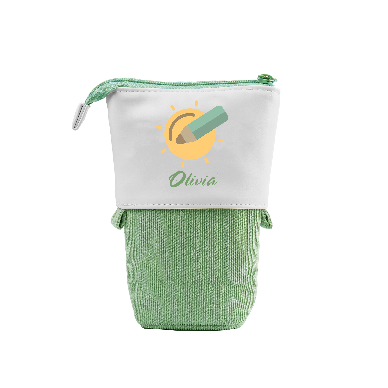 [Copy]Trousse à crayons icône crayon Prénom Personnalisé Pochette à Crayons Sac à Crayons