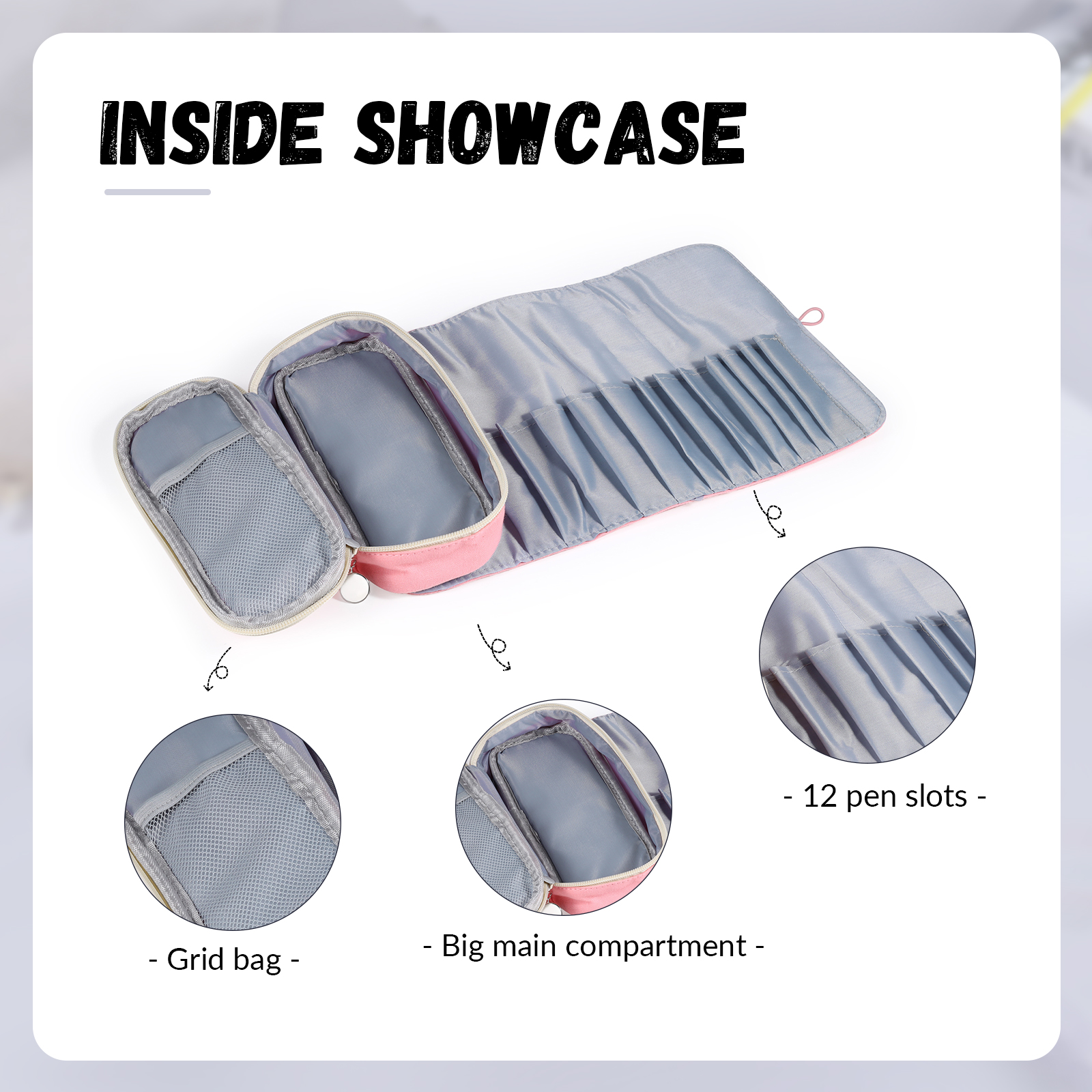 Trousse Personnalisable avec 1 Nom et Motif au Choix – Cadeau rentrée scolaire pour Enfants | Jessemade