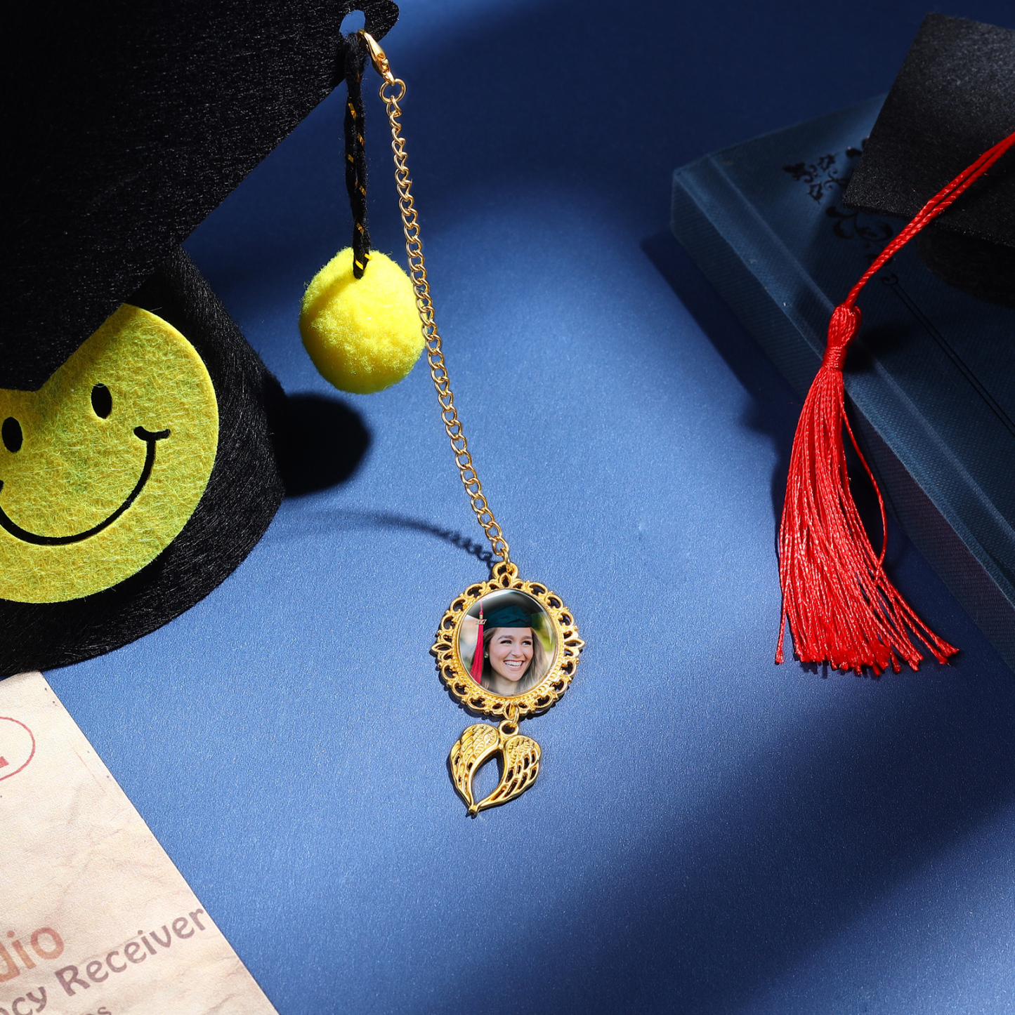 Pendentif de Graduation Personnalisé avec 1 Photo - Cadeau pour Graduation| Jessemade