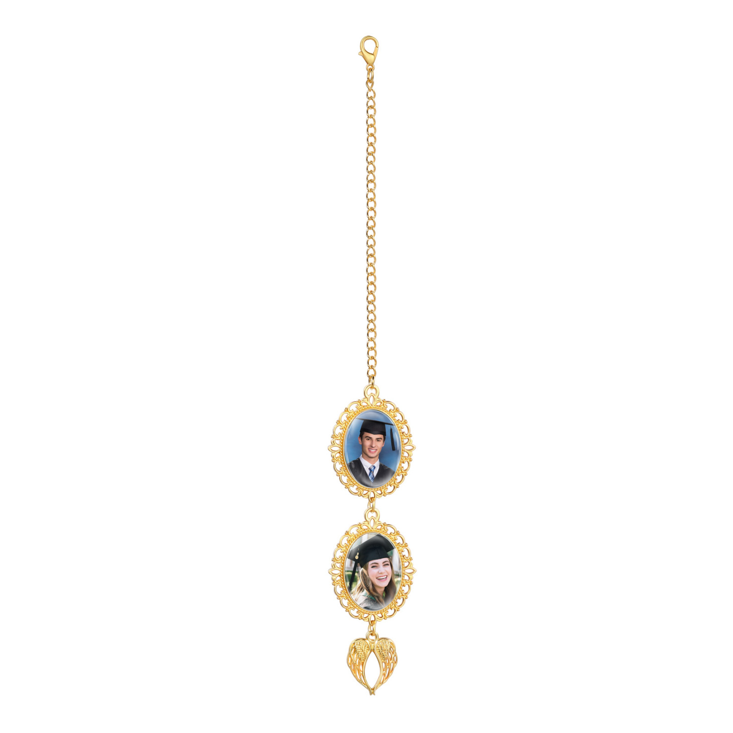 Pendentif de Graduation Personnalisé avec 2 Photos - Cadeau pour Graduation| Jessemade