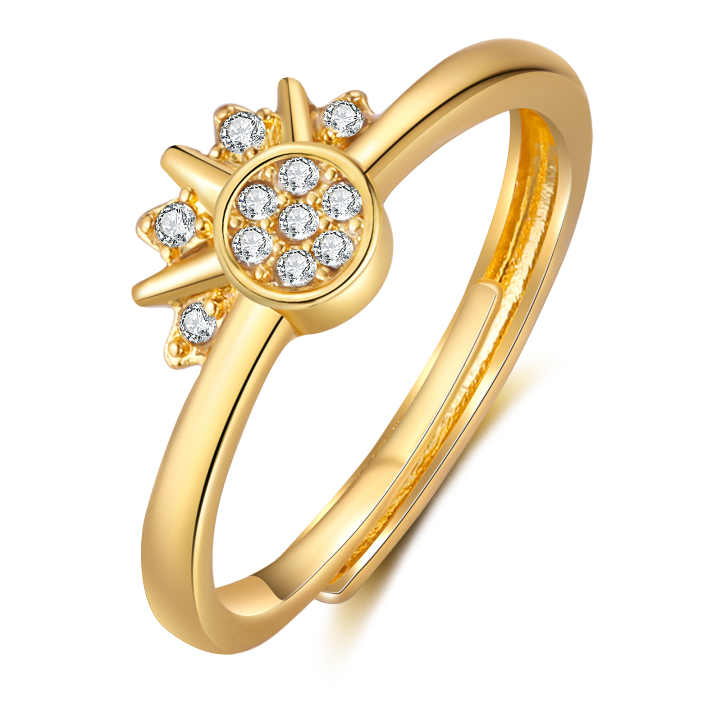 Bague Soleil et Lune L'harmonie parfaite Cadeau pour femme | Jessemade