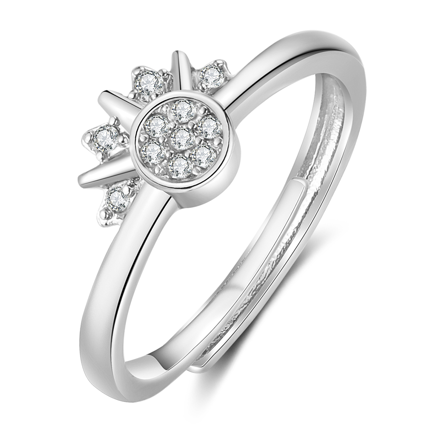 Bague Soleil et Lune L'harmonie parfaite Cadeau pour femme | Jessemade