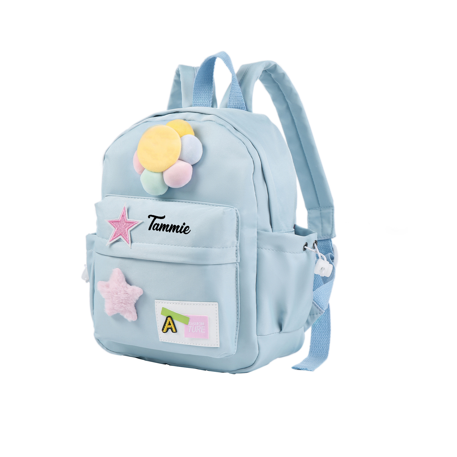Cartable Sac à Dos Fleur pour Enfant 1 Prénom Personnalisé Sac maternelle