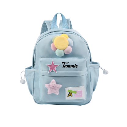 Cartable Sac à Dos Fleur pour Enfant 1 Prénom Personnalisé Sac maternelle