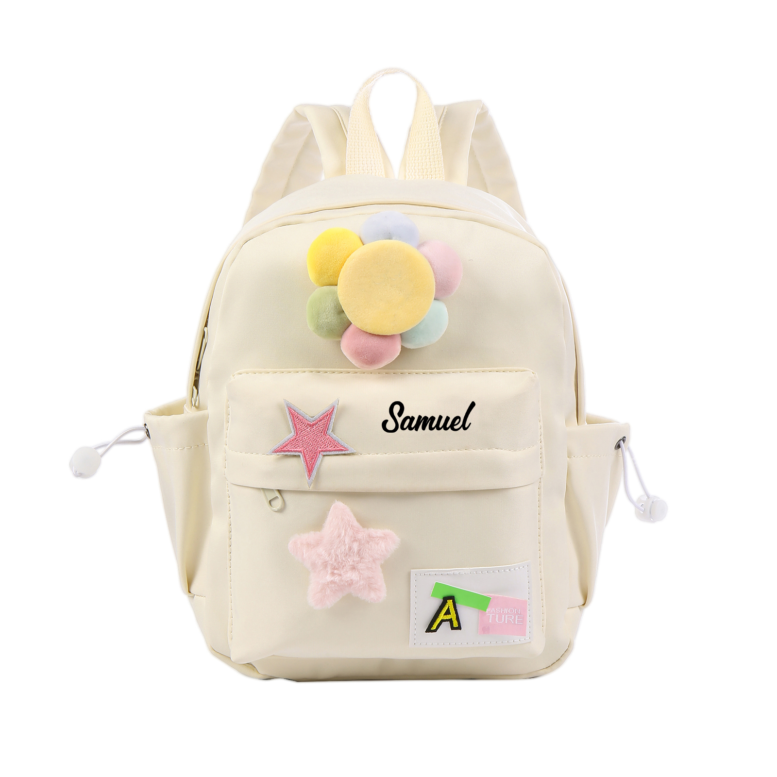 Cartable Sac à Dos Fleur pour Enfant 1 Prénom Personnalisé Sac maternelle